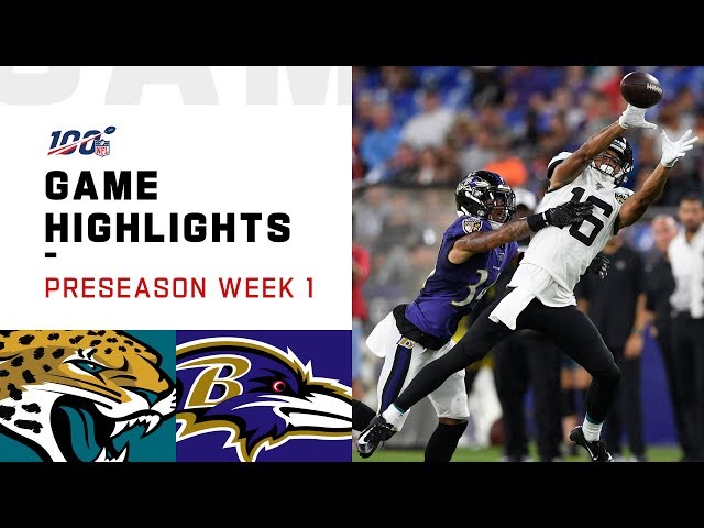 Jaguars vs. Ravens Preseason Week 1 Highlights