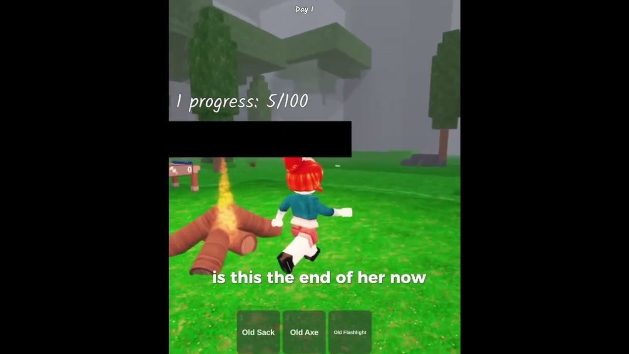 Will She Let Fire Go Out Roblox Youtubeshorts Shorts Campfire 