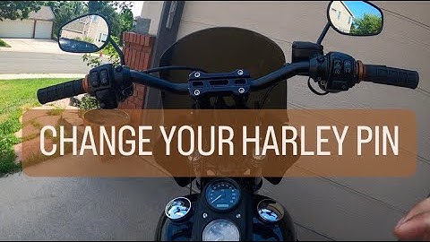 How to Change Your Harley PIN - Step-by-Step Guide