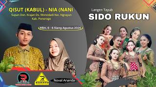Langen Tayub SIDO RUKUN Live Dirumah Bp. QISUT (KABUL)  NY. NIA - Supan Wonodadi Ngrayun Ponorogo