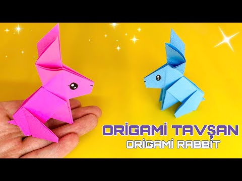 Origami Kağıt Tavşan | Origami Tavşan Nasıl Yapılır ?