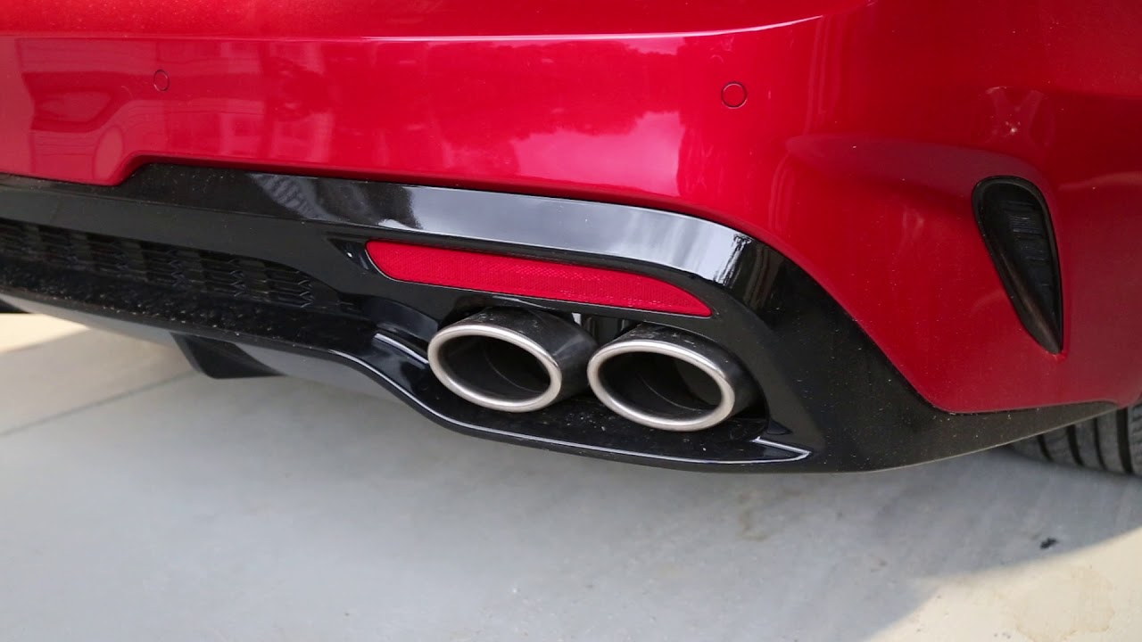 2018 Kia Stinger GT 3.3 TT with KiaAU BiModal Exhaust YouTube