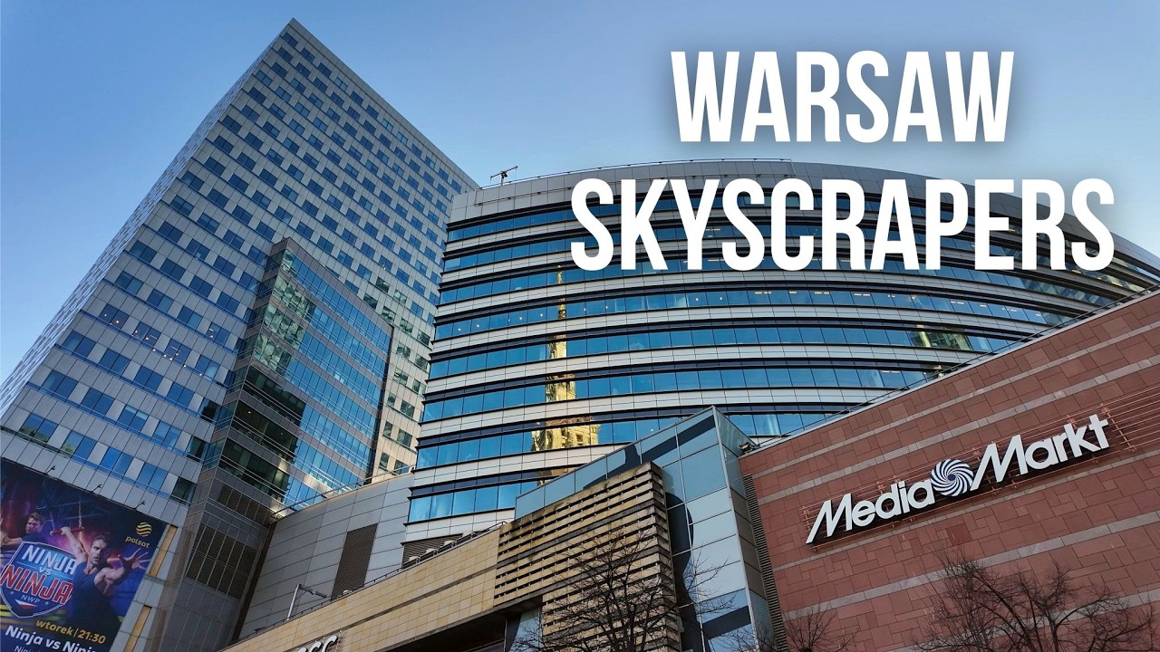 Walking among Skyscrapers in Warsaw, Poland - Palace of Culture / Spacer w Warszawie, Polska
