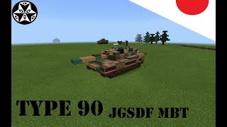 Type 90 Kyū-maru MBT \\ Minecraft Tutorial