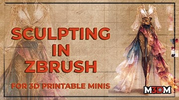 Whimsical Planeswalker D&D Character in ZBrush | Live 3D Mini Sculpting for 3D Printing