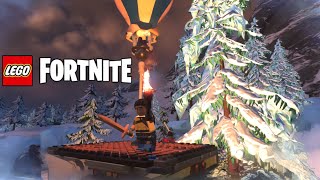 ВЗЛЁТ И ПАДЕНИЕ НА ВОЗДУШНОМ ШАРЕ LEGO Fortnite