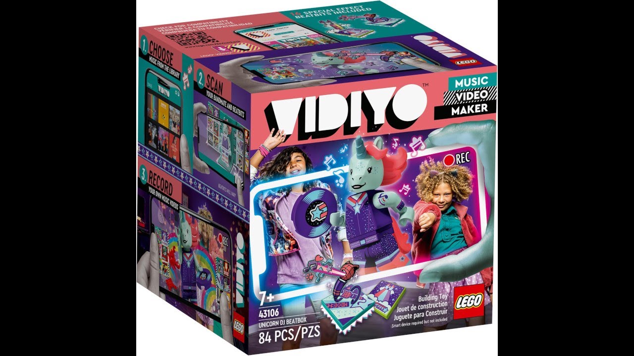 LEGO Instructions | Vidiyo | 43106 | Unicorn DJ BeatBox | Beatbox