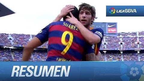 Resumen de FC Barcelona (2-1) UD Las Palmas