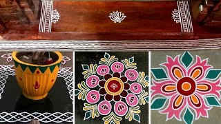 Paint Muggu Rani In Our Home Main Door Paint Muggu Tulasi Muggulu