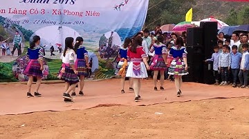 Gái hmông nhảy  ở lễ hội gầu tào  dj china