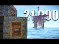 Solo rust but i built next to oilrig with my 21000 hours