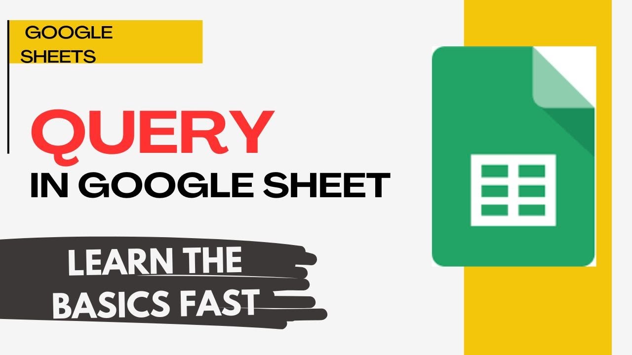 Query Formula in Google Sheets | What is Query | How to Use Query ...