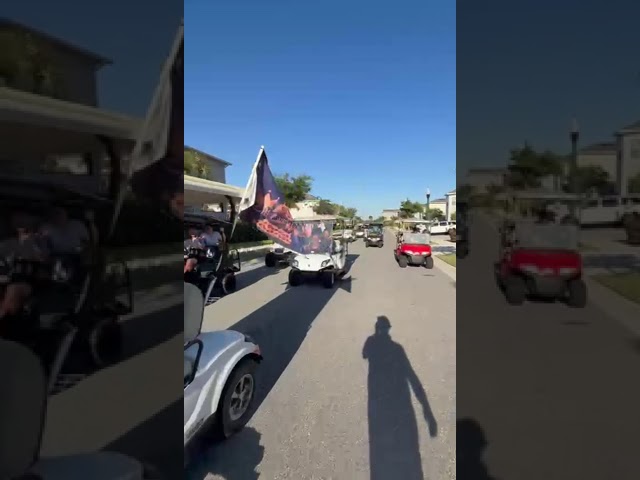 Chol Hamoed Pesach 2025 Golf Cart Parade in אור Lando by Thank You Hashem Nation