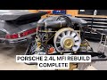 Aircooled porsche 911 24 mfi engine rebuild complete  paint next