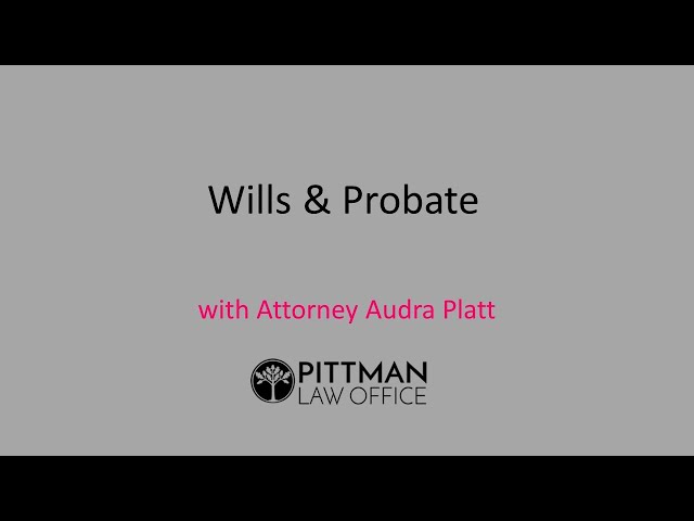 Wills & Probate