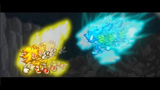 Fleetway Super Sonic Vs Hero Shadow Mini Sprite Battle