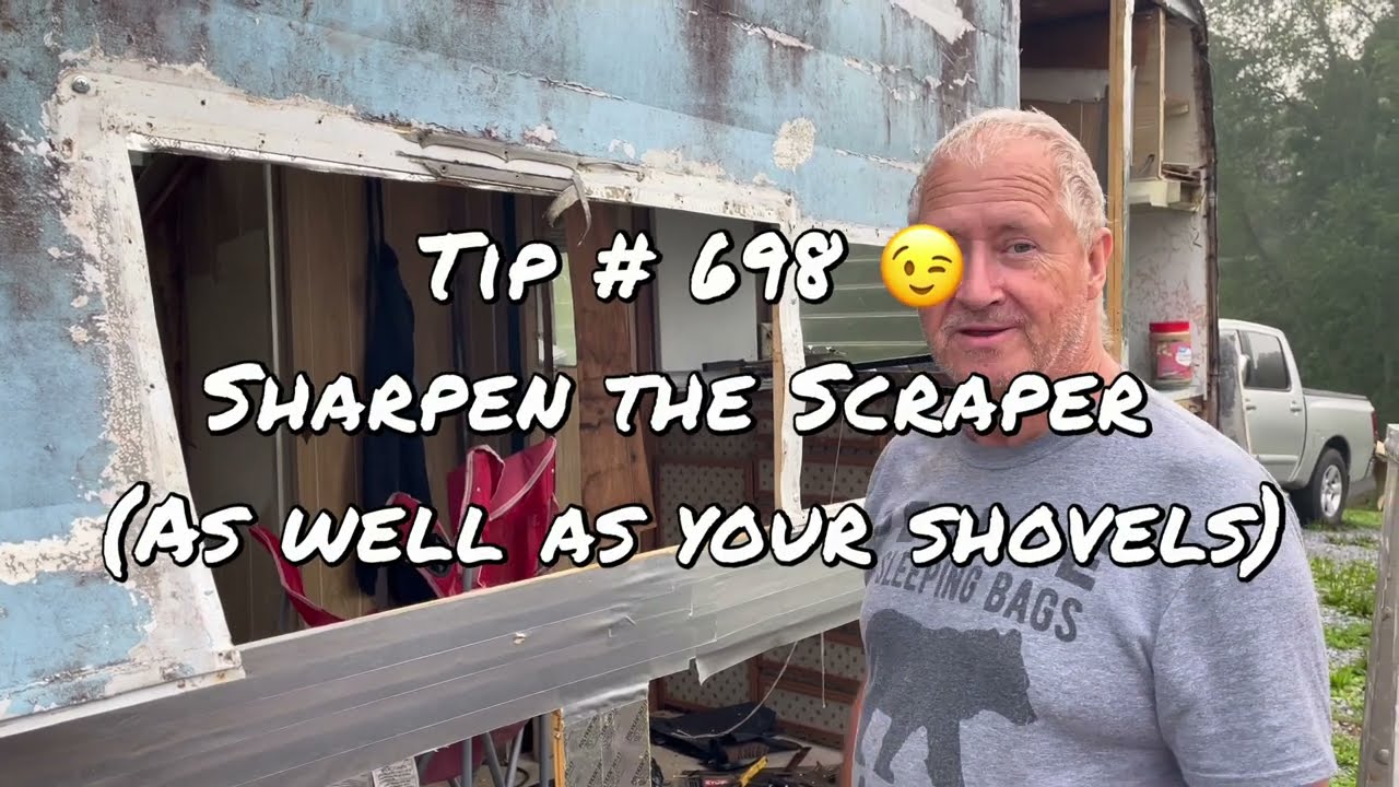 Episode 17 ~ Straightening Dings Out of Old Siding on a Vintage Camper ~ 1966 Shasta Compact