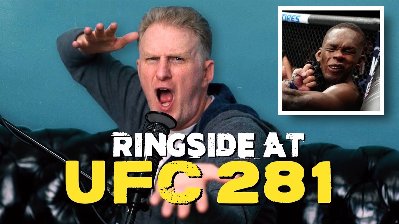 RINGSIDE at UFC with TYSON inches away - YouTube
