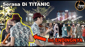 Serasa di titanic, Semua pada tepuk tangan,, mainkan lagu - My Heart Will Go On, didepan Ibu Gub.