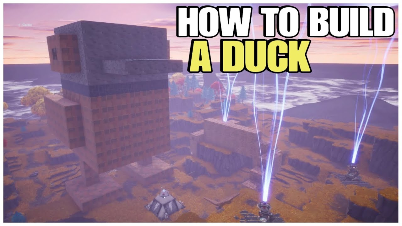 How To Build A Duck In Fortnite Fortnite Save The World YouTube