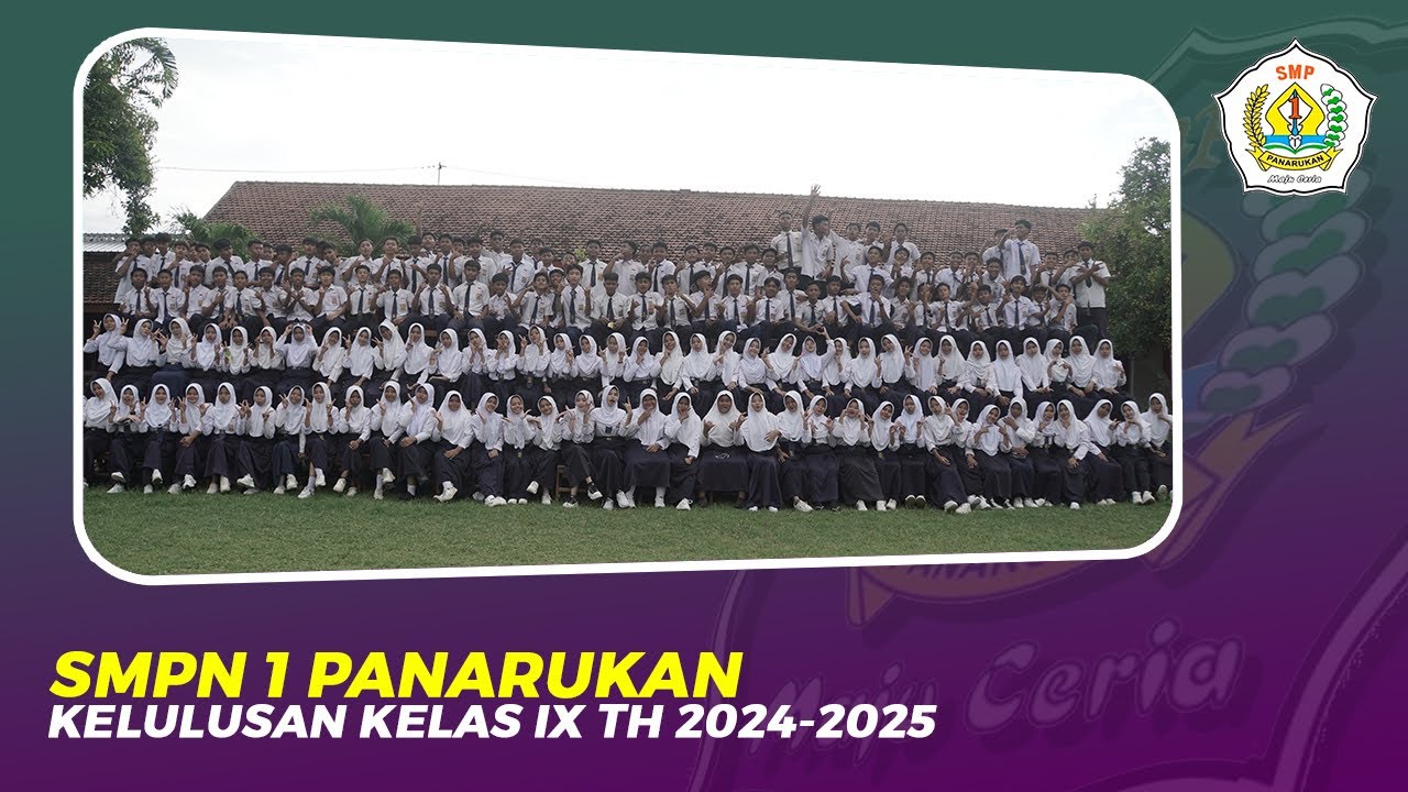Kelulusan Kelas IX SMPN 1 Panarukan