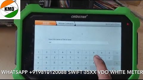 KMD DP+ & DP5 SWIFT 35XX VDO WHITE METER CLUSTER CALIBRATION COMPLETED