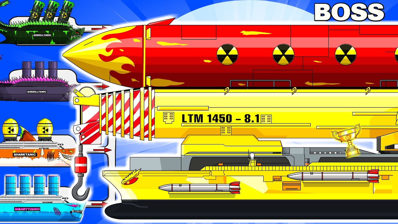 I Pitched ABYSSAL CRUISER LTM 1450 ROCKET Against MEGA BOSS in a Fierce Battle