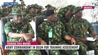 "Exercise Still Water":  Nigerian Army Commandant In Ogun For Training Assessment screenshot 4