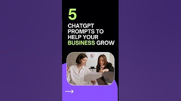 5️⃣ ChatGPT prompts to help your business grow #chatgptprompts #prompts #chatgpt4 #seo #socialmedia