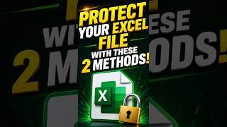 Protect your Excel File with these 2 methods! 🔒⚡ #excel #exceltips