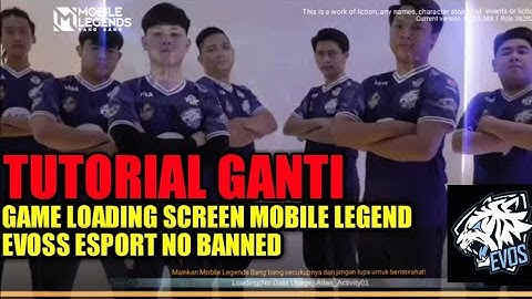 Cara Merubah Intro Mobile Legends Menjadi Evos Legend
