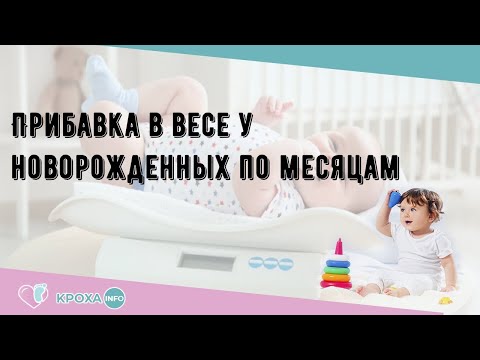 Прибавка в весе у новорожденных по месяцам