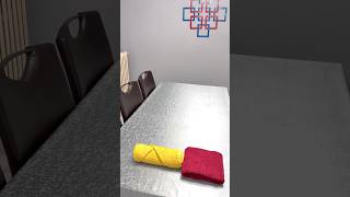 Towel folding new trick #seguimi #diy #creazionipersonalizzate #cosedicasa
