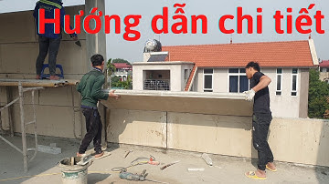 Hướng dẫn chi tiết - Quy trình lắp ghép tường - Tấm bê tông nhẹ EPS Kim Long