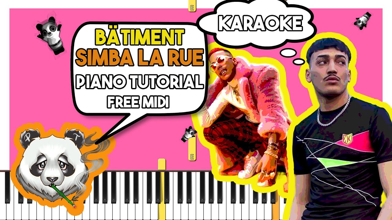 SIMBA LA RUE feat. SFERA EBBASTA - BÂTIMENT - INSTRUMENTAL Piano ...