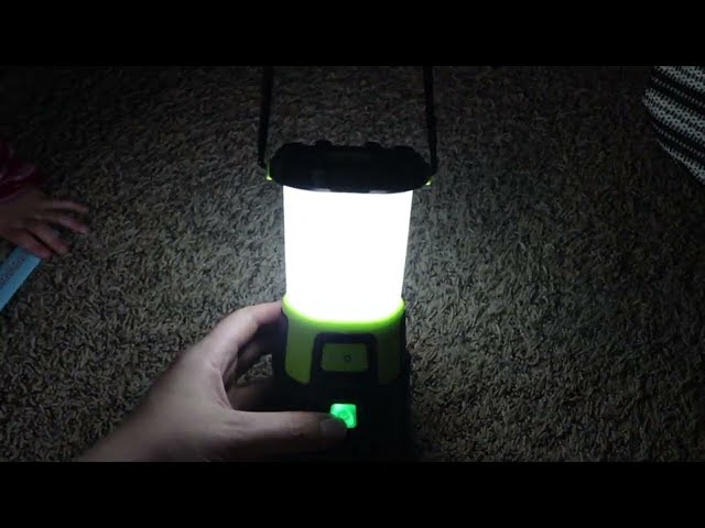 EULOCA Camping Lantern LED Review  Power Bank Waterproof Tent Light 