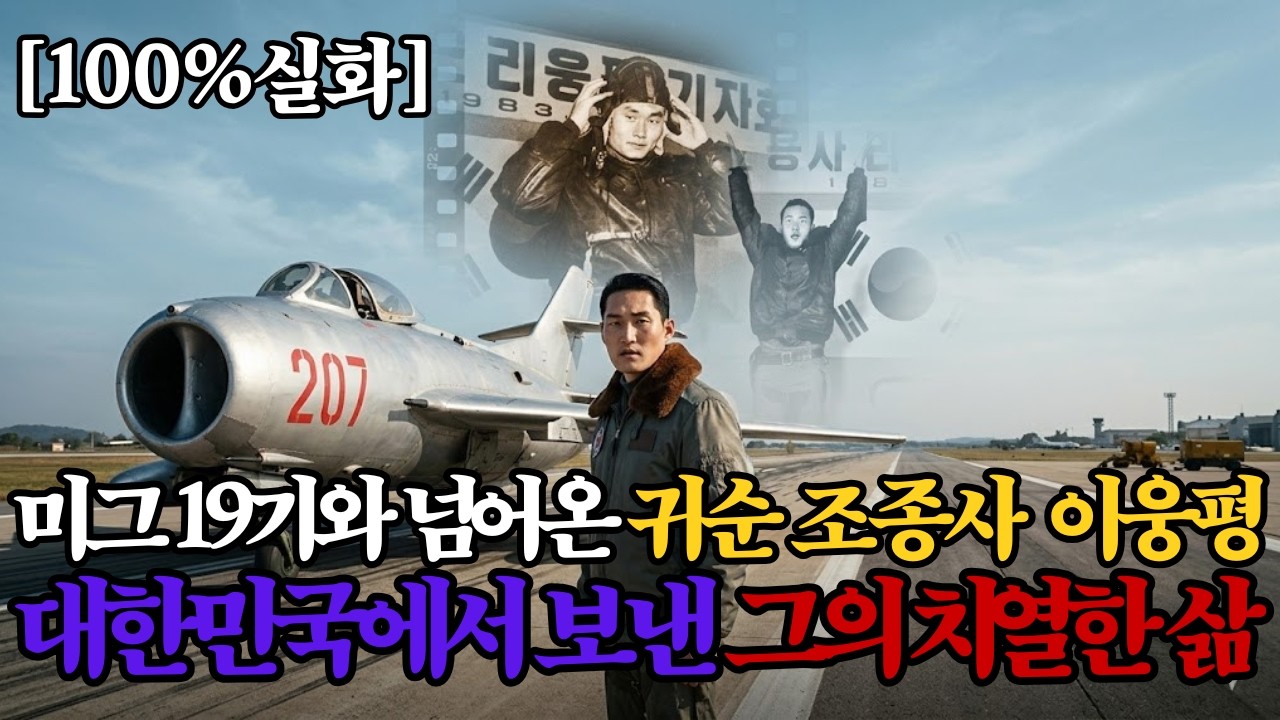 [100%충실화] 은마아파트 78채에  값 받은 귀순한 북한 조종사... 매일 밤 소주 6병과 권총을 품어야 했던 잔혹한 이유