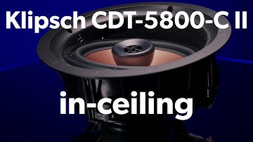 Klipsch CDT-5800-C II plafondluidspreker | Crutchfield