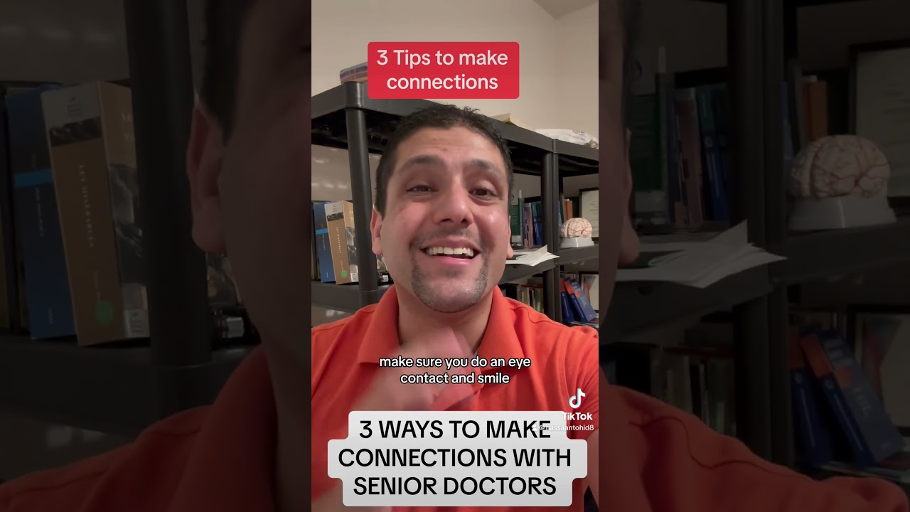 ☝️3 Tips to ✅ Connections for residency match?😳 