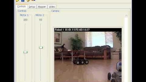 Internet Remote Control ZigBee Robot- Controlled from Sweden