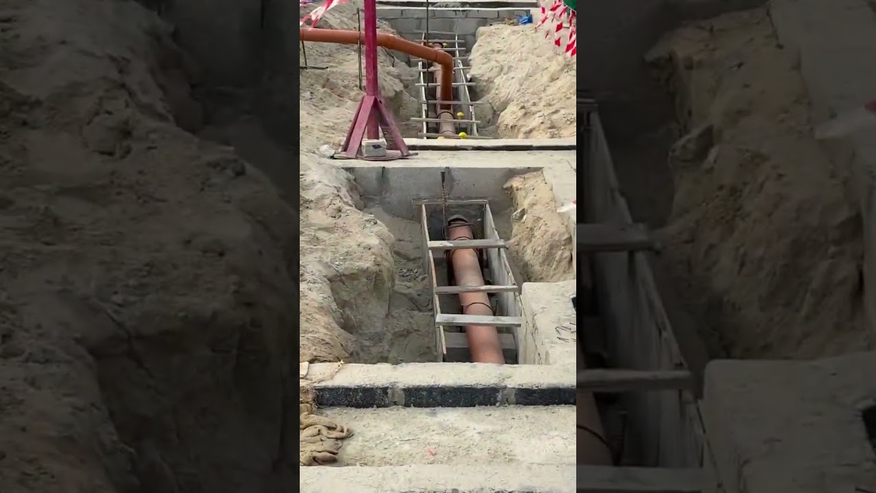 Pipe Encasement For Manhole.