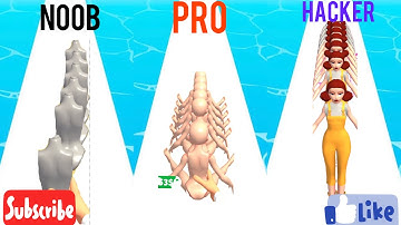 NOOB vs PRO vs HACKER l Doll Factory l #dollfactory#noobprohacker #mrgames