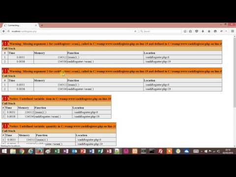 Tutorial 10 - PHP - Building A Cash Register by Applying OOP - Part 1
