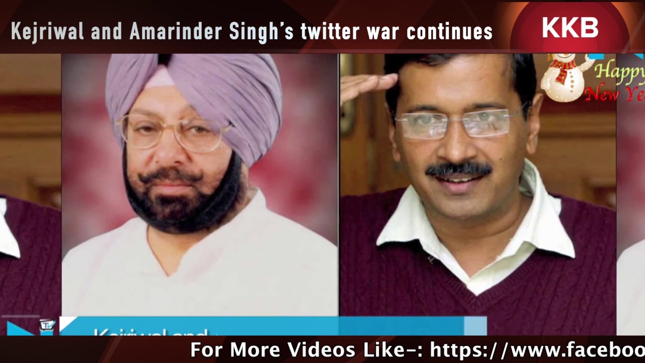 Kejriwal and Amarinder Singh’s twitter war continues