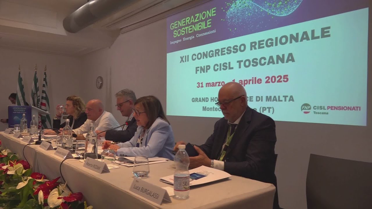 XII Congresso dei pensionati Cisl Toscana