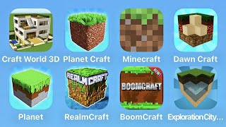 Craft World 3D, Planet Craft, Minecraft, Dawn Craft, Planet, Realmcraft, Boom Craft, Exploration screenshot 4