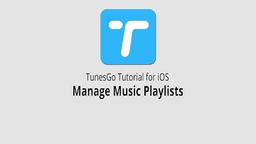 Manage Music Playlists |TunesGo for iOS