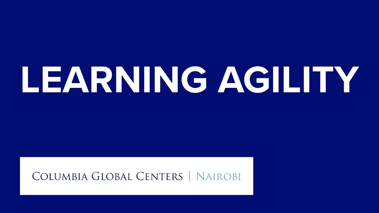 Learning Agility - YouTube