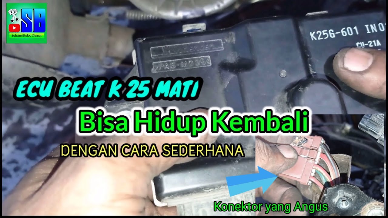CARA PERBAIKI KONEKTOR ECU HOND BEAT FI YANG HANGUS @Suhaimi Bolot
