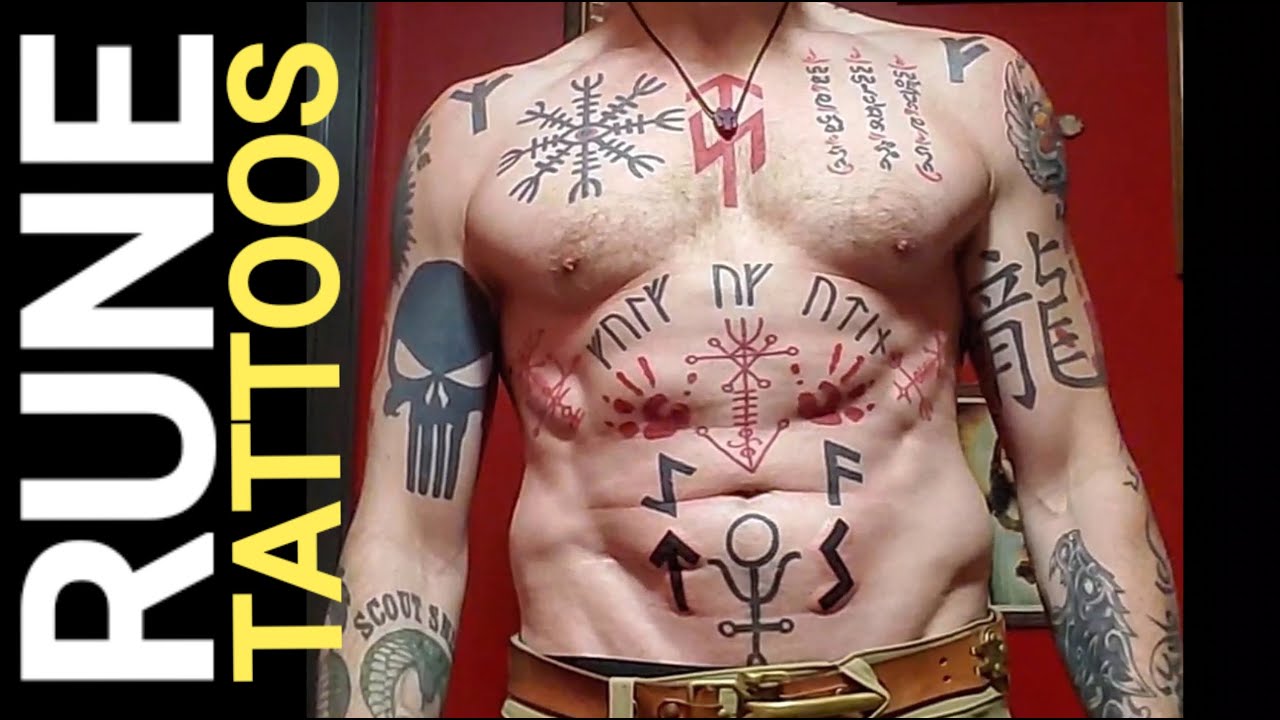 New Rune Tattoos Minnesota Viking Gets Tattooed Youtube
